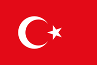 Flagga Turkiet 
