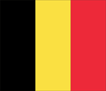 Flagga Belgien 