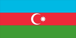 Flagga Azerbajdzjan 