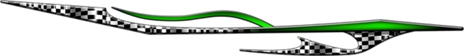 Extreme dekorsats DragonFlame 107 Green