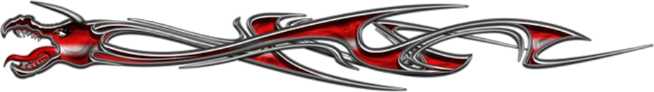 Extreme dekorsats DragonHead 107 Red