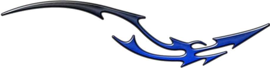 Extreme dekorsats DragonTail 102 Blue