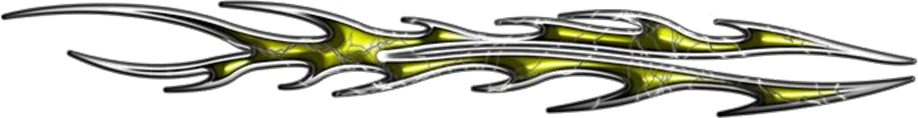 Extreme dekorsats Splitter 109 Yellow