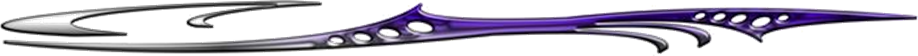 Extreme dekorsats Feather 104 WH Purple